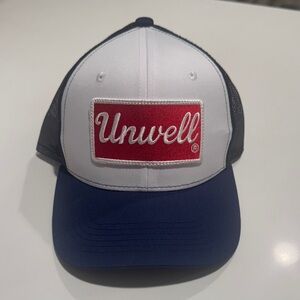 Unwell Women's Blue and White Trucker Hat